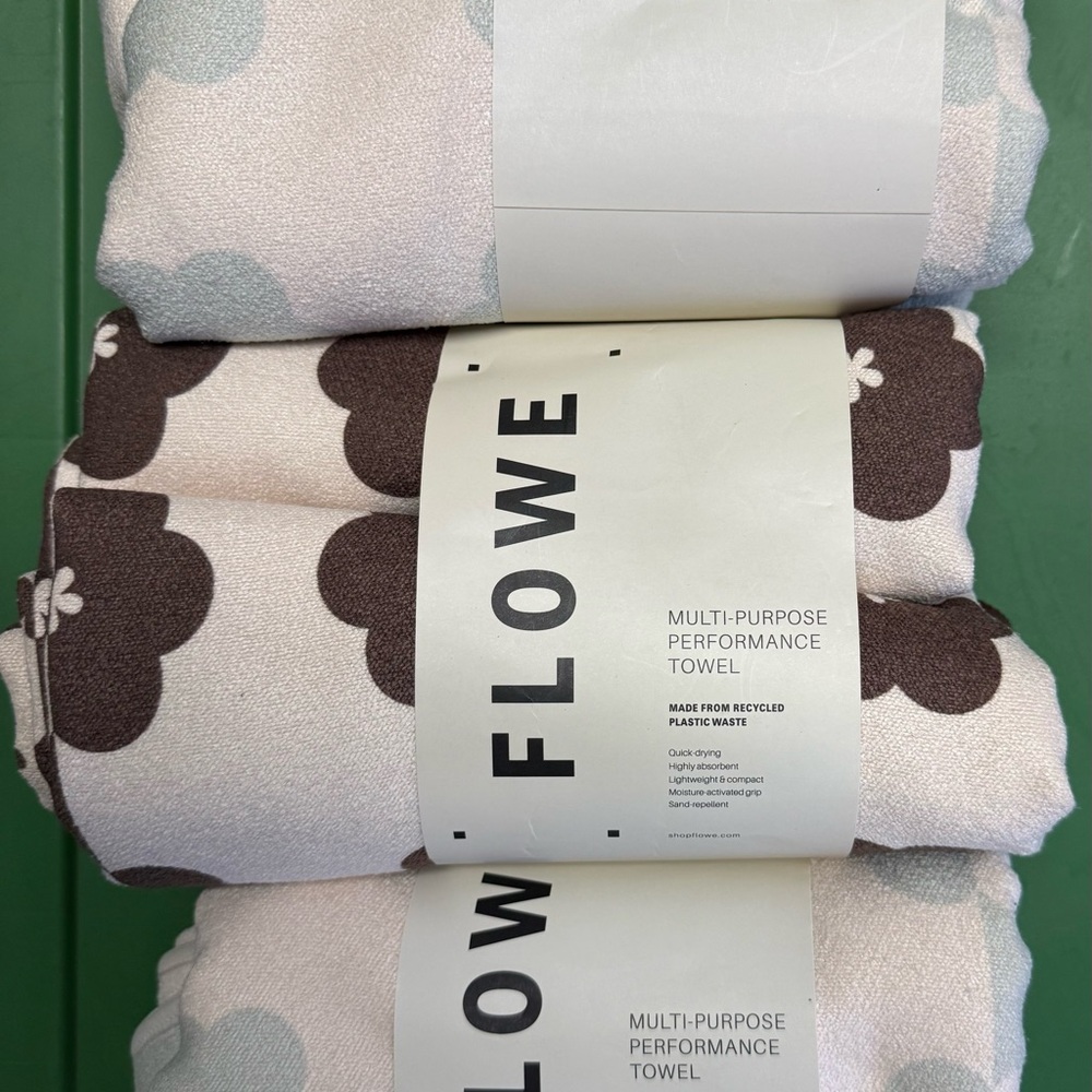 Multi-Purpose Performance Towel - Cream and Brown